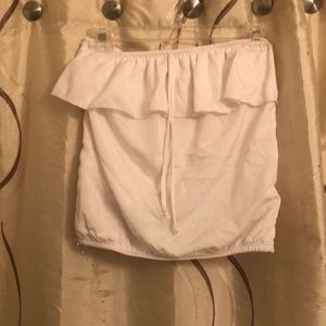 White off shoulder to